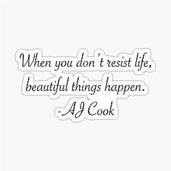 AJ Cook Sticker