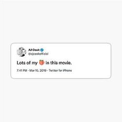 AJ Cook Tweet