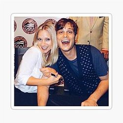 Matthew Gray Gubler and AJ Cook Sticker