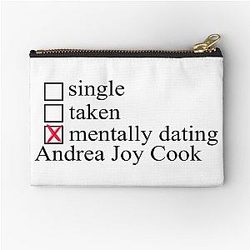 Mentally Dating AJ Cook Zipper Pouch