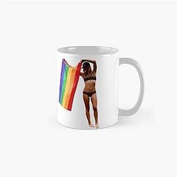 AJ Cook Pride Flag Classic Mug