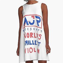 AJR 90s Nostalgia: Dive into the beat of AJR's Neotheater Era with Exclusive Merch A-Line Dress
