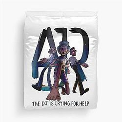 Featuring AJR Oval Duvet Cover