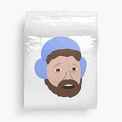 Jack Trapper Hat Duvet Cover
