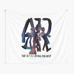 Featuring AJR Oval Tapestry