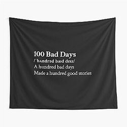 AJR Aesthetic Black Quote Motivational Tapestry