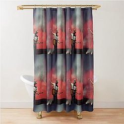 Jack AJR Guitar Shower Curtain