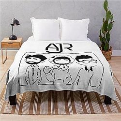 kevin AJR Parker Trippy Head Throw Blanket