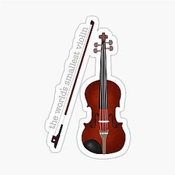The world's smallest violin - AJR Sticker