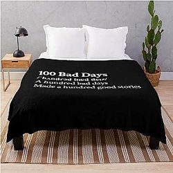 AJR Aesthetic Motivational Black Blanket