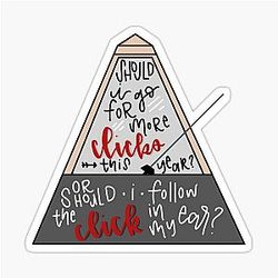 AJR the Overture come hang out metronome Sticker