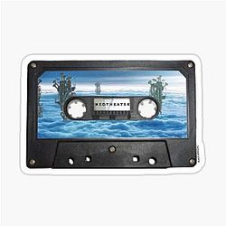 AJR Neotheater Cassette Tape Sticker