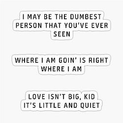AJR TMM Lyric Pack Pt. 2 Sticker