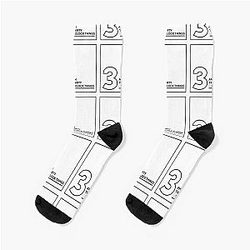 AJR 3 In Black Socks