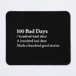 AJR Aesthetic Motivational Black Mouse Pad