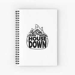 Burn the House Down AJR Spiral Notebook