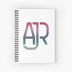 black ajr girl instrument grunge Spiral Notebook