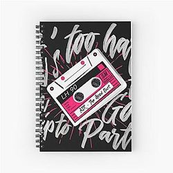 Musical AJR Treble Clef Graphic T-Shirts Spiral Notebook