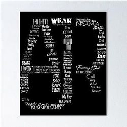 AJR Typographic Poster