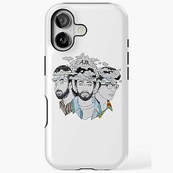 quarter note watercolor neon iPhone Tough Case