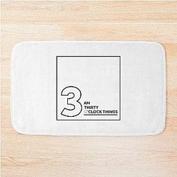 AJR 3 In Black Bath Mat