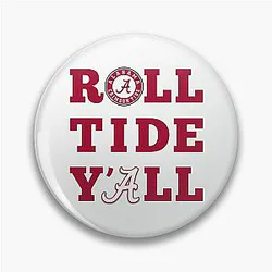 Alabama Crimson Tide Roll Y'all Pin