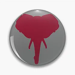 Alabama Face Mask Alabama State Elephant Pin