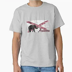 Alabama Flag Retro Grunge Classic T-Shirt