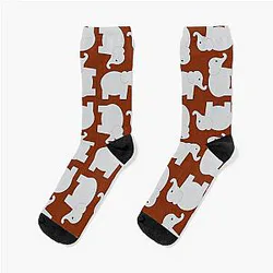 Cute Elephants in Alabama Socks