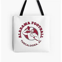 Alabama Football Tuscaloosa AL All Over Print Tote Bag
