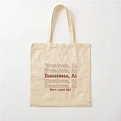 Tuscaloosa Alabama Cotton Tote Bag