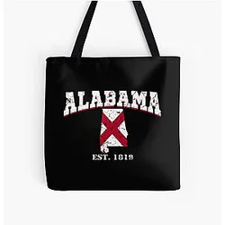 Alabama Established 1819 Tote Bag