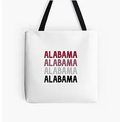 Alabama Sticker Tote Bag