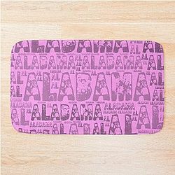Pink Alabama Bath Mat