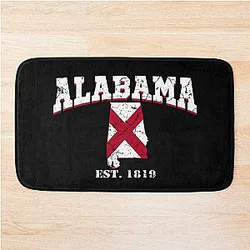 Alabama, established 1819 Bath Mat