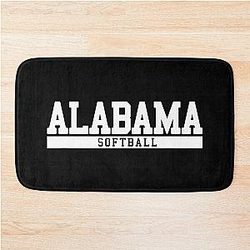 Alabama Softball Bath Mat