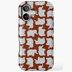 Cute Elephants Alabama iPhone Tough Case