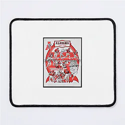 Alabama Crimson Tide Merch For Fans Alabama Crimson Tide Mouse Pads
