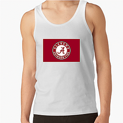 Alabama Crimson Tide Fan Art Alabama Crimson Tide Tank Tops