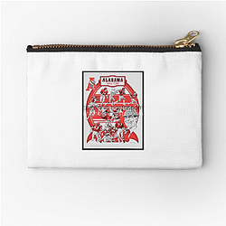 Alabama Crimson Tide Merch For Fans Alabama Crimson Tide Zipper Pouches