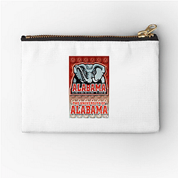 Alabama Crimson Tide Merchandise For Fans Alabama Crimson Tide Zipper Pouches