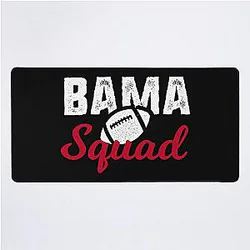 Alabama Crimson Football Mat