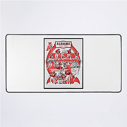 Alabama Crimson Tide Merch For Fans Alabama Crimson Tide Mouse Pads
