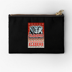 Alabama Crimson Tide Merchandise For Fans Alabama Crimson Tide Zipper Pouches