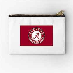 Alabama Crimson Tide Fan Art Alabama Crimson Tide Zipper Pouches
