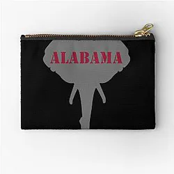 Alabama Face Mask, State Elephant Zipper Pouch