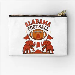 Alabama Football Power Southern Strength and Pride Zipper Pouch