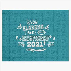Cool Alabama SEC Championships 2021 Design for American Football Fans Jigsaw Puzzle