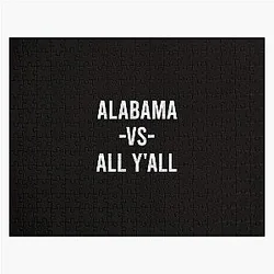 Alabama Sports Lover State Pride Gift T-Shirt Jigsaw Puzzle