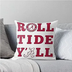 Alabama Crimson Tide Roll Tide Throw Pillow